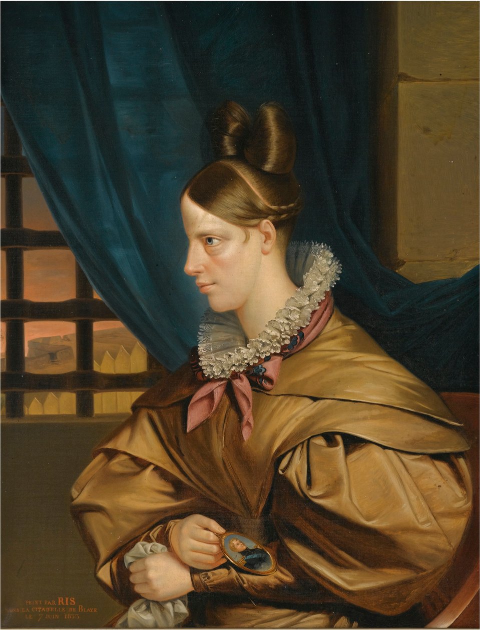 Księżna Berry (Marie Caroline de Bourbon Sicilies autorstwa Francois Nicholas Riss
