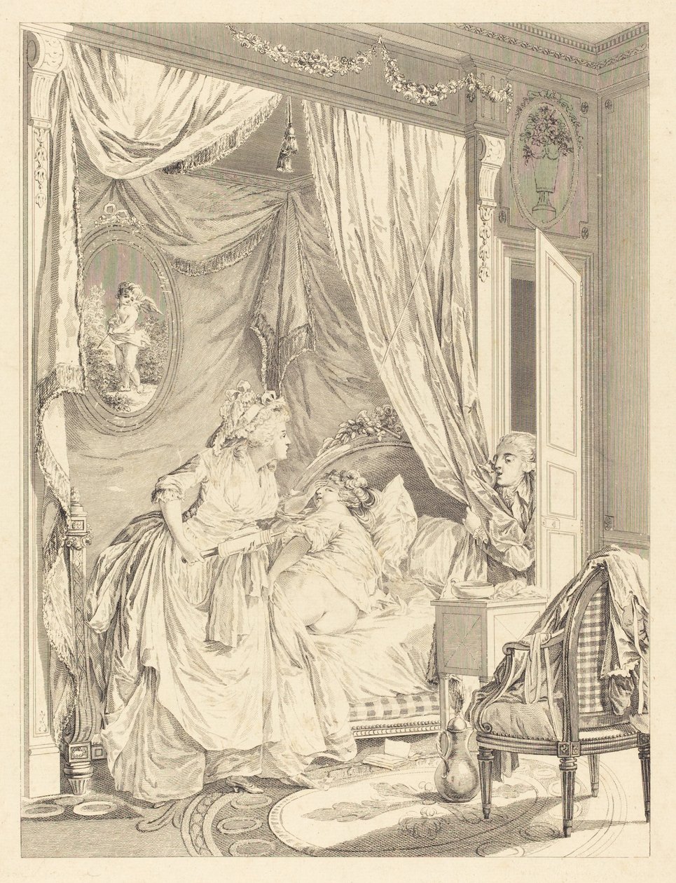 Porażka autorstwa Francois Nicolas Barthelemy Dequevauviller after Nicolas Lavreince