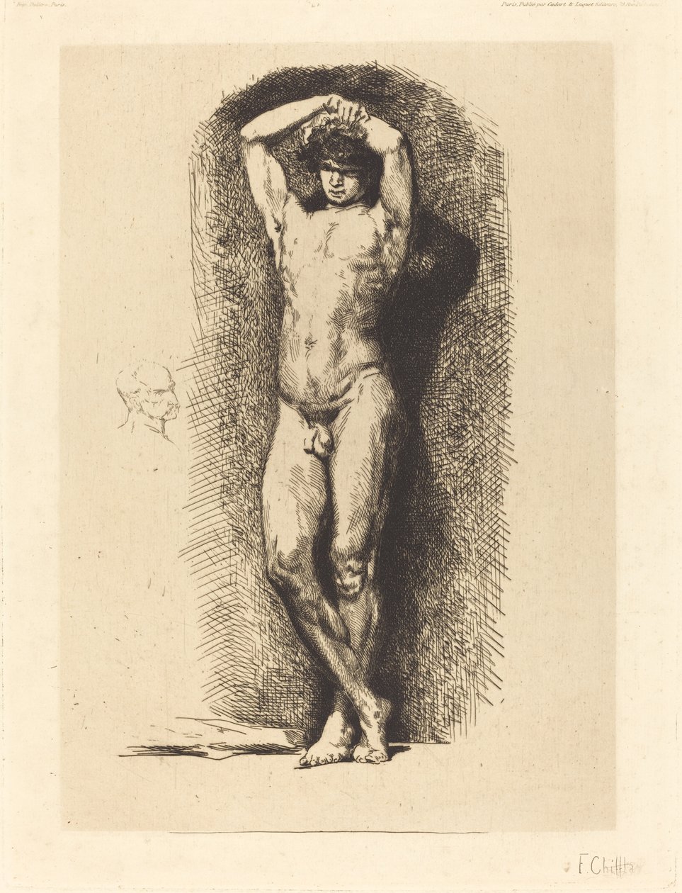 Akademia męska autorstwa Francois Nicolas Chifflart