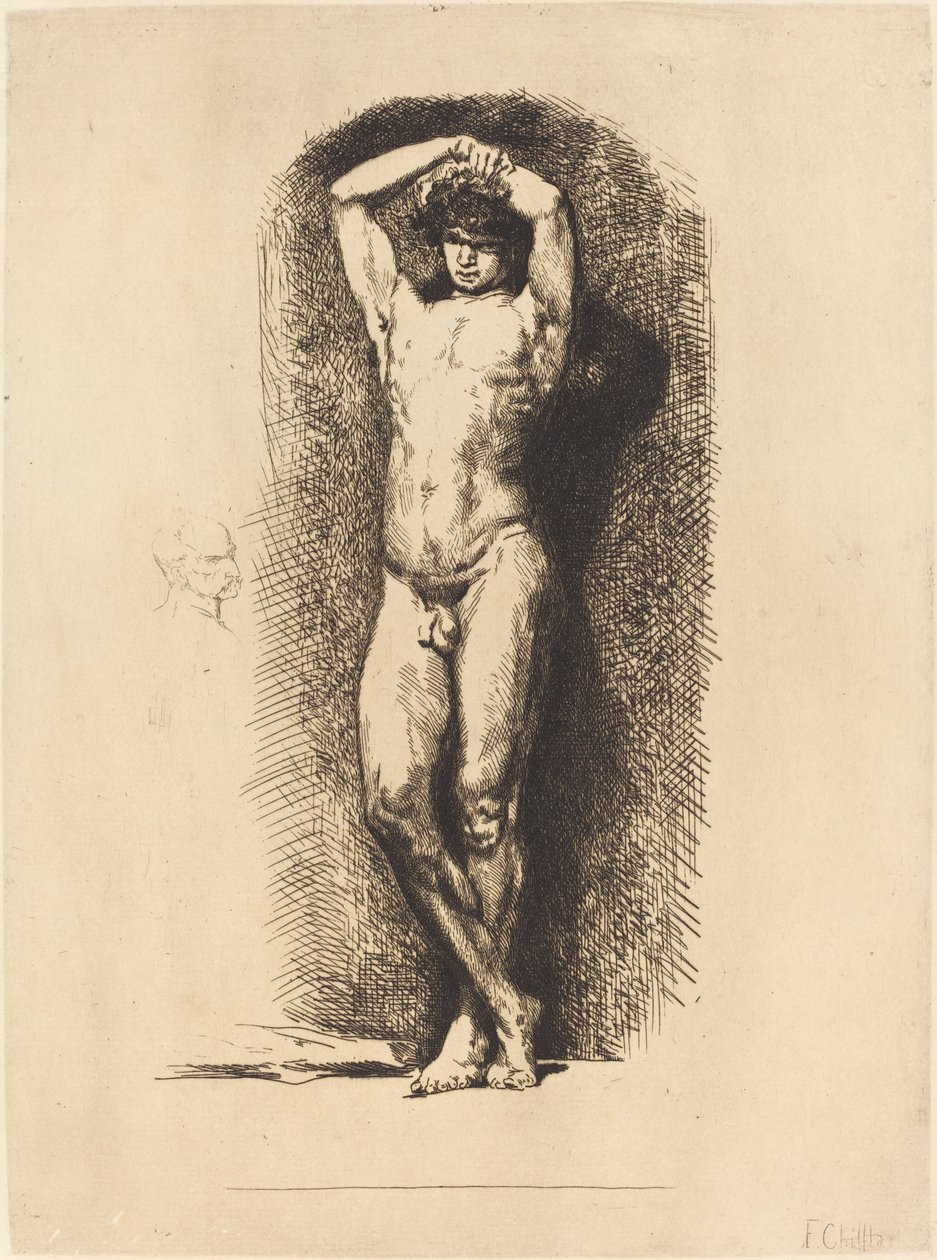 Akademia męska autorstwa Francois Nicolas Chifflart