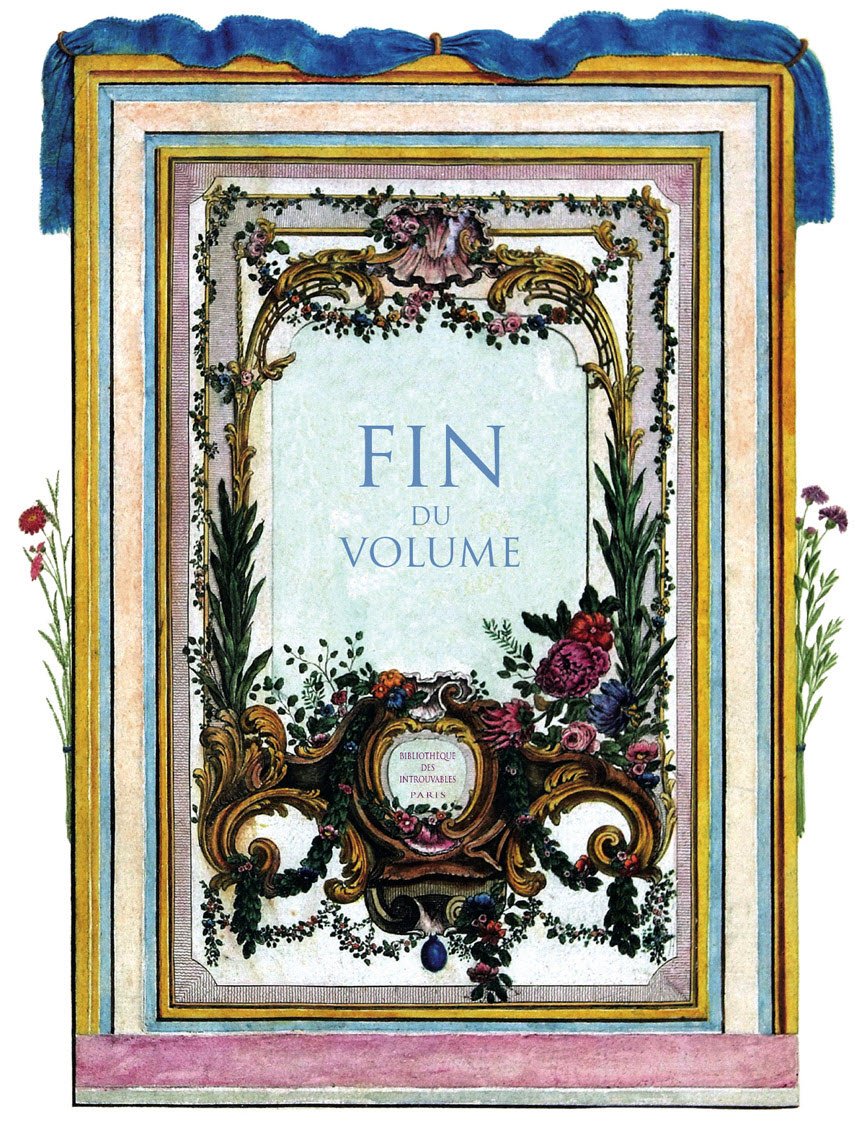 Koniec tomu książki „Historia ptaków w ich aspektach pozornych i wrażliwych” Francois Nicolas Martinet (1731-1800). Prywatna kolekcja. autorstwa Francois Nicolas Martinet
