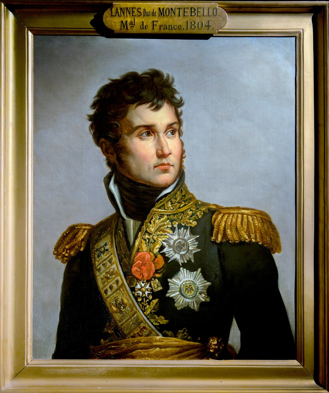 Portret Jeana Lannesa, księcia Montebello (1769-1809) marszałka Imperium Kopia Volpeliere ze śladu Lannesa autorstwa Gerarda - Paryż - Musee de l