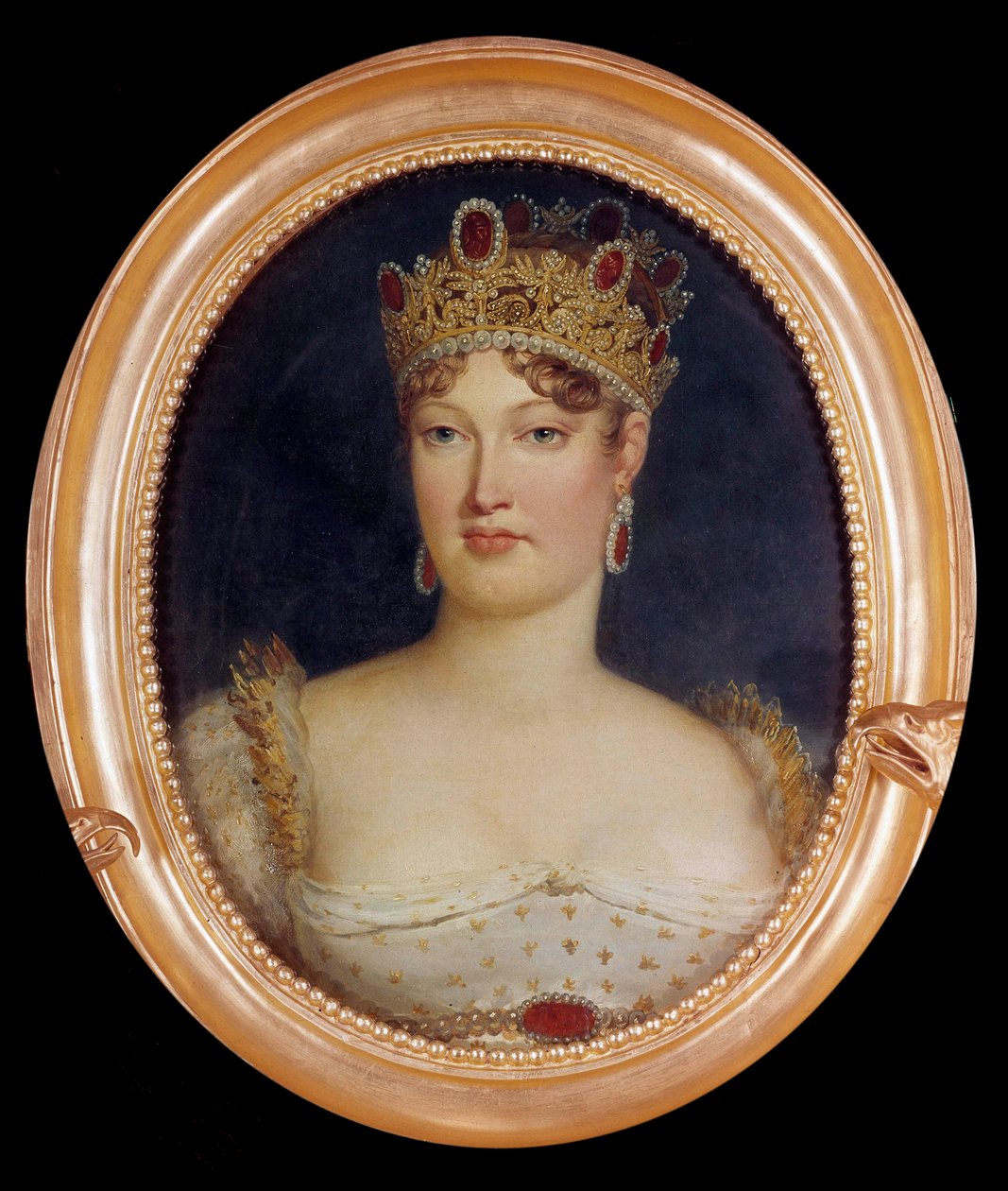 Medalion portret Impress Marie-Louise (Marie Louise z Habsburg Lorraine autorstwa Baron François Pascal Simon Gérard