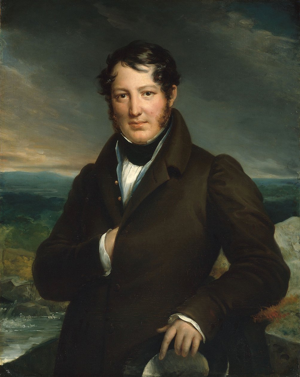Monsieur Tortoni, ok. 1820 (olej na płótnie) autorstwa Baron François Pascal Simon Gérard
