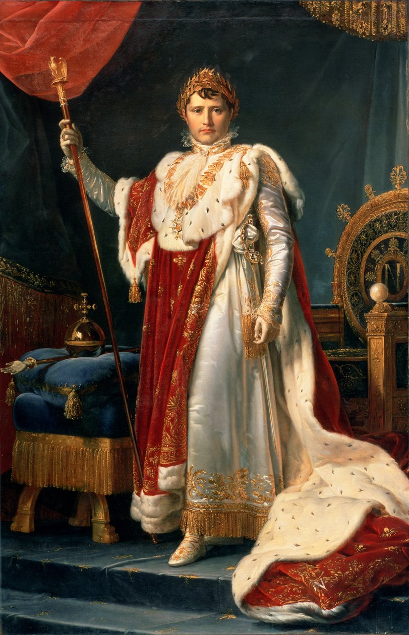 Napoleon Bonaparte (1769-1821) (olej na płótnie) autorstwa Baron François Pascal Simon Gérard