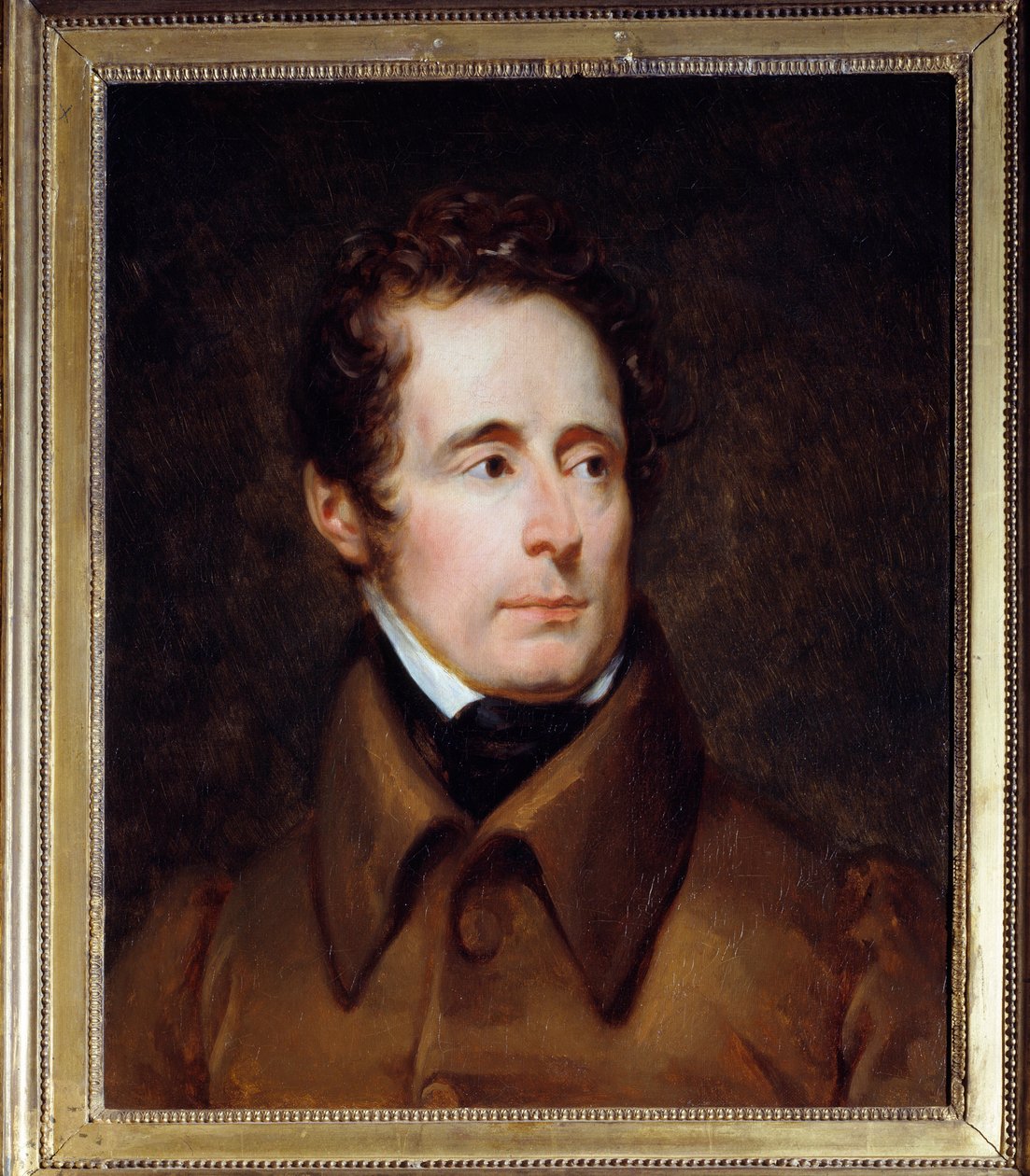 Portret Alphonse de Lamartine (1791-1869), francuskiego pisarza i polityka. Obraz Francois Gerarda (1770-1837) autorstwa Baron François Pascal Simon Gérard