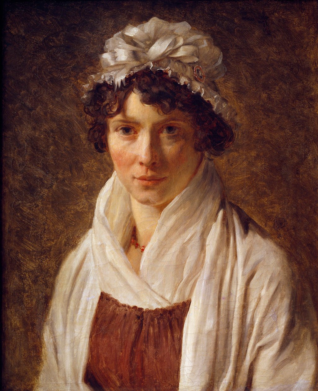 Portret Madame Lecerf, z domu Gerard, kuzynki artysty Obraz Francois Gerarda (1770-1837) 1794 nd. 0,56x0,47 m² autorstwa Baron François Pascal Simon Gérard