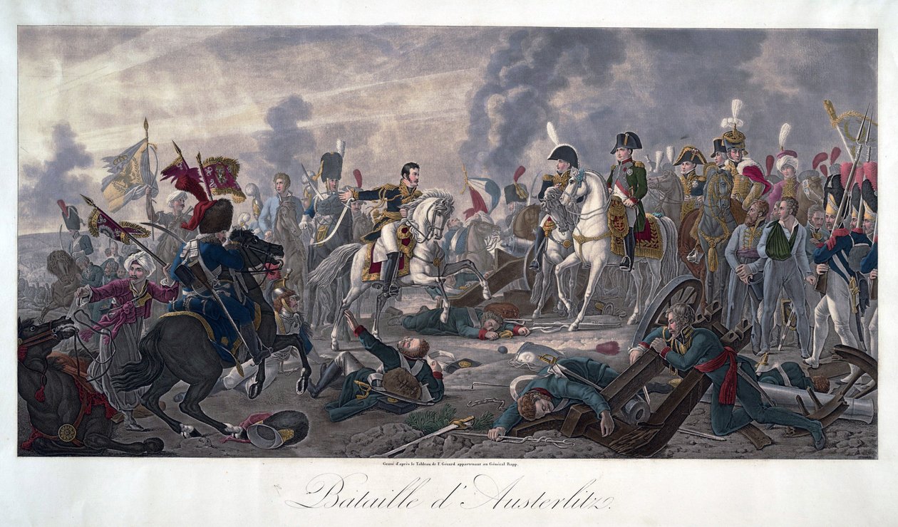 Bitwa pod Austerlitz 2 grudnia autorstwa Baron François Pascal Simon Gérard