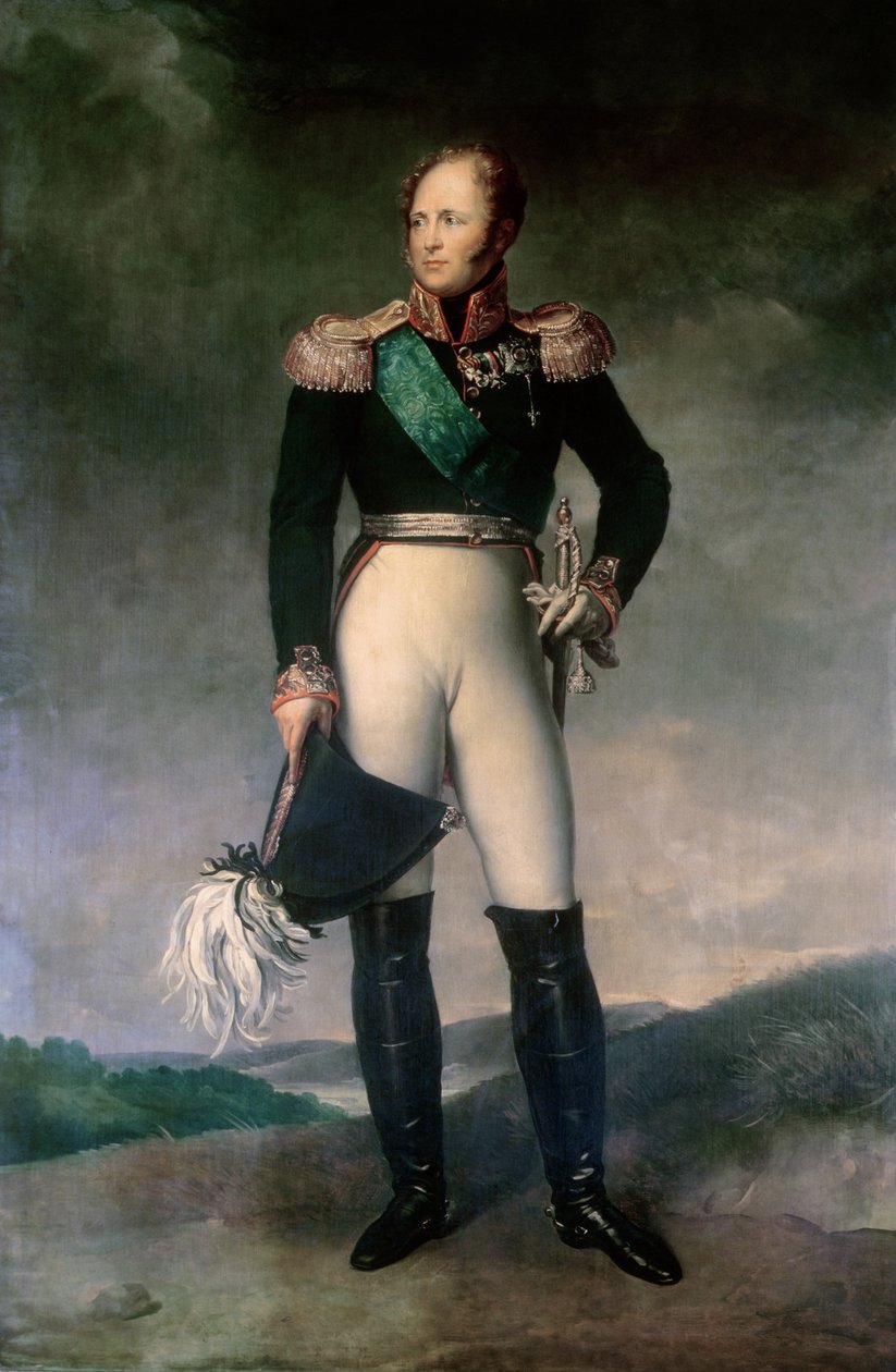 Aleksander I z Rosji autorstwa Francois Pascal Simon Gerard