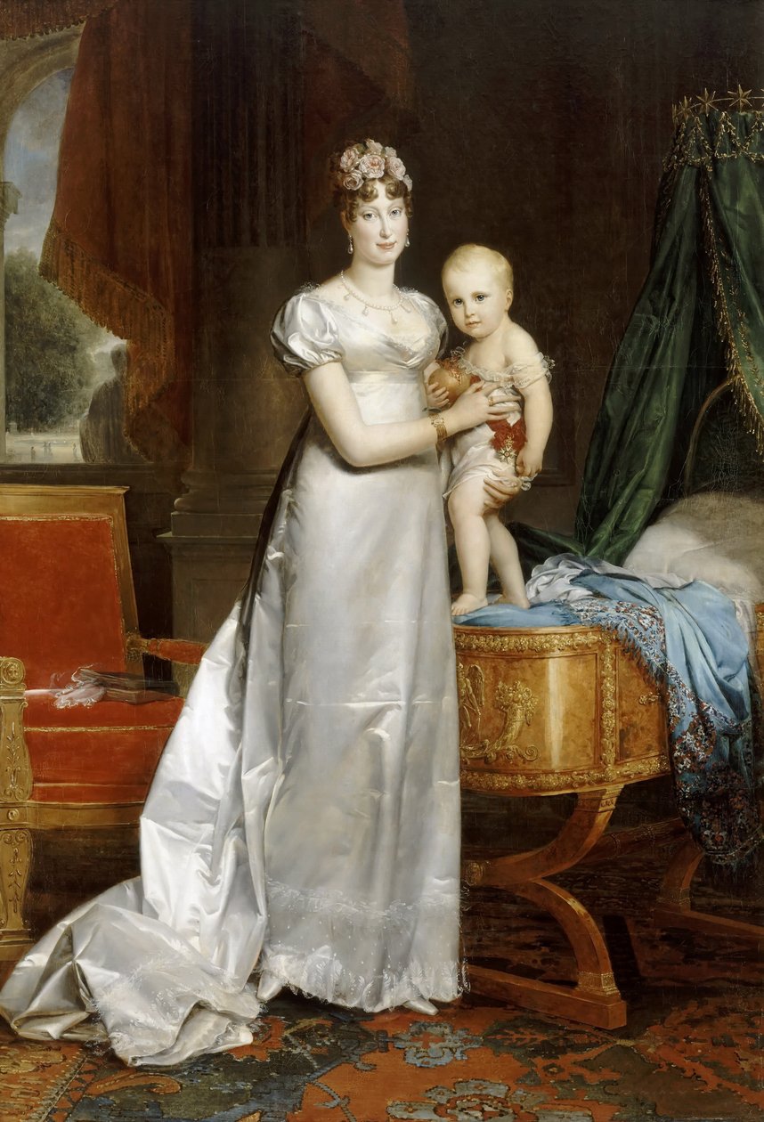 Cesarzowa Marie-Louise z królem Rzymu autorstwa Francois Pascal Simon Gerard