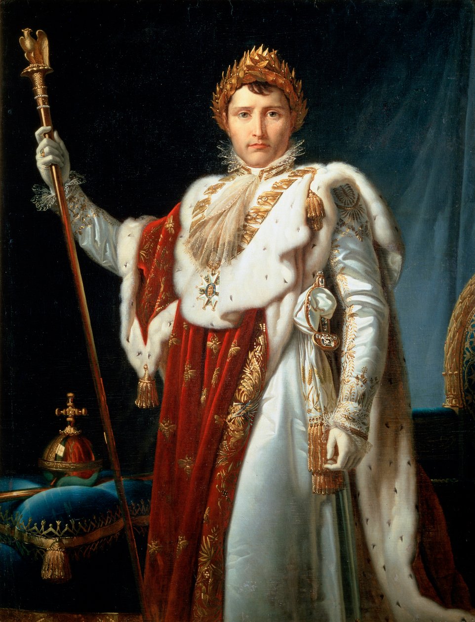 Portret cesarza Napoleona I Bonaparte, c1804 autorstwa Francois Pascal Simon Gerard