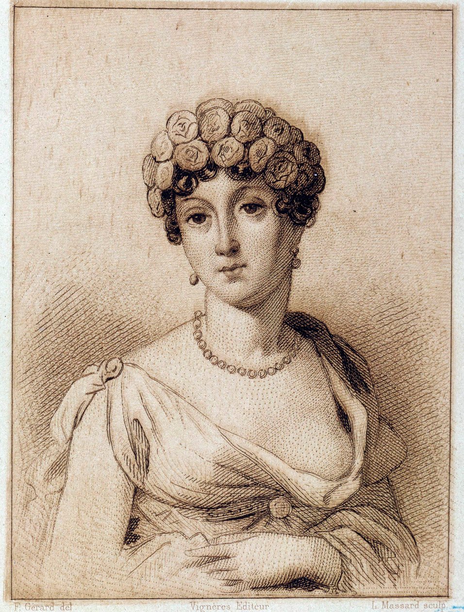 Portret Madame Tallien, de Cabarrus, Matki Boskiej Termidoru autorstwa Francois Pascal Simon Gerard