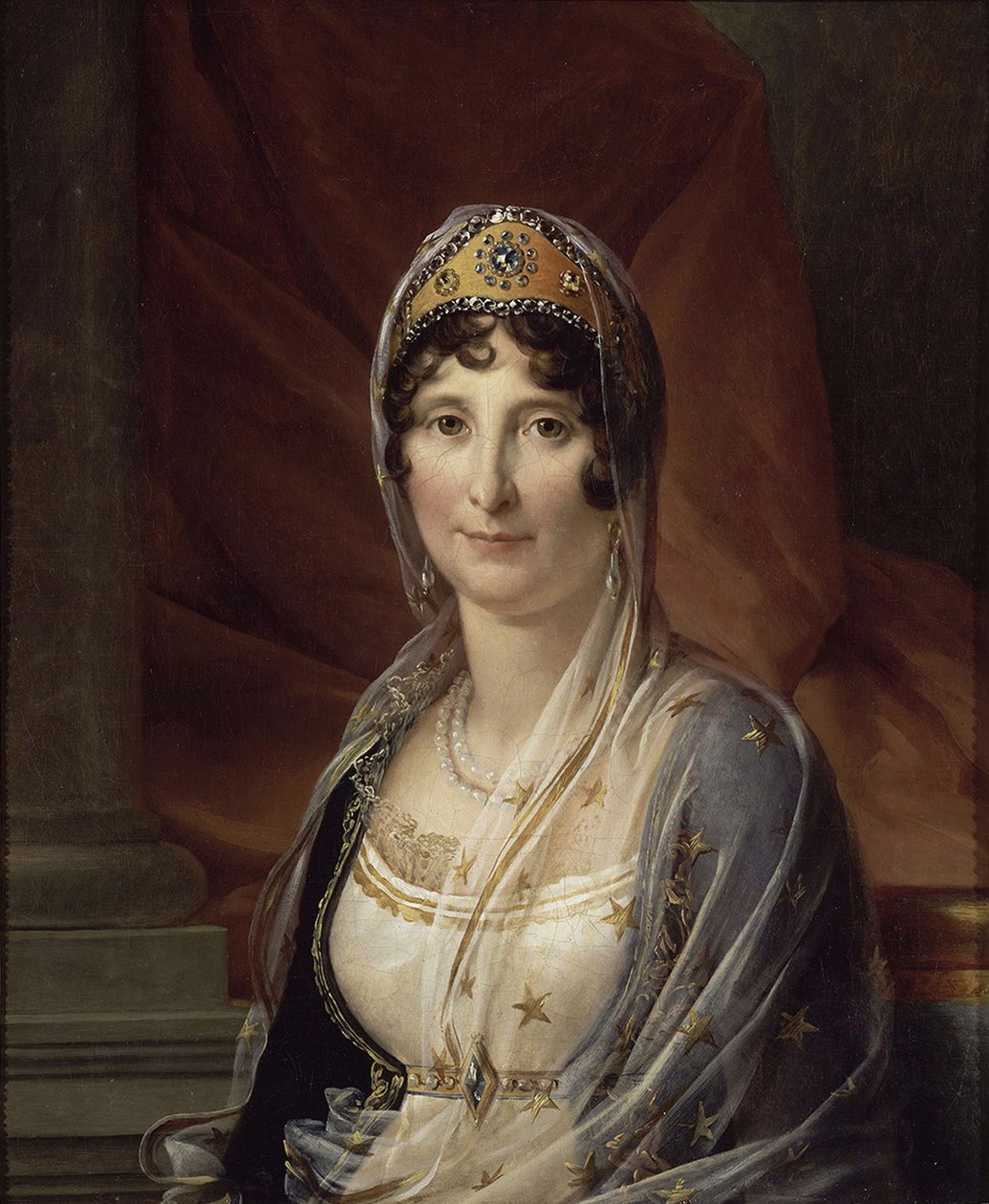 Portret Marii Letizii Ramolino Bonaparte 1750-1836, matki Napoleona Bonaparte, ok. 1804 autorstwa Francois Pascal Simon Gerard