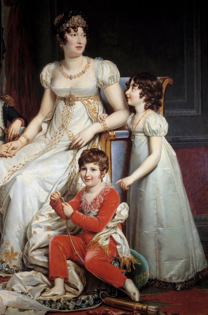 Portret Marie-Annonciade znanej jako Caroline Bonaparte autorstwa Francois Pascal Simon Gerard