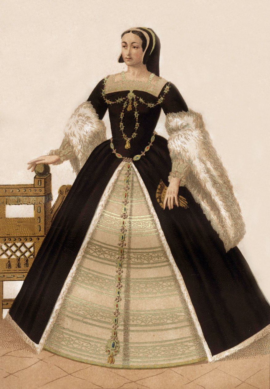 Claude de France (rycina) autorstwa Francois Roger de Gaignieres