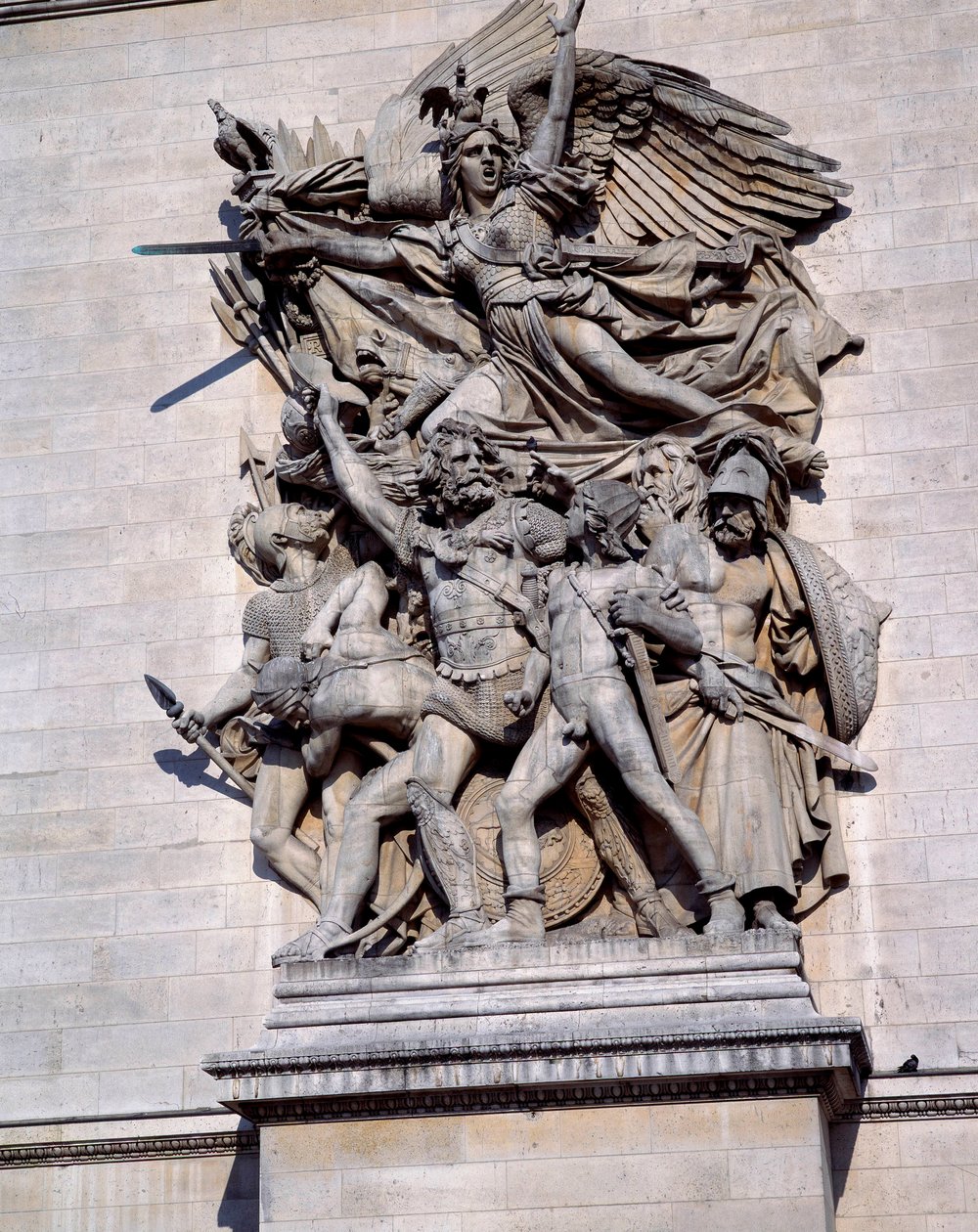 Marsylianka z Łuku Triumfalnego w Paryżu. Rzeźba Francois Rude (1784 - 1855) autorstwa Francois Rude