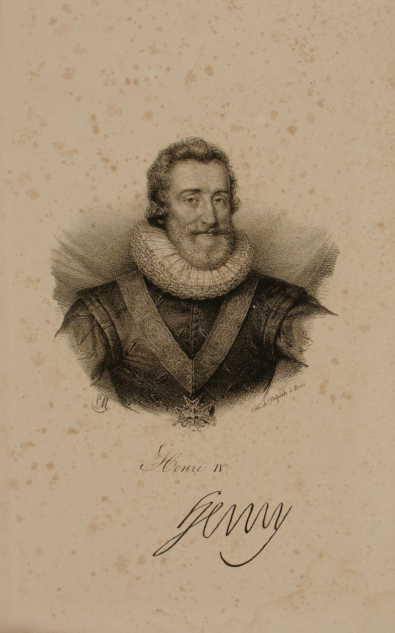 Henryk IV (1553-1610) z Francji autorstwa Francois Seraphin Delpech