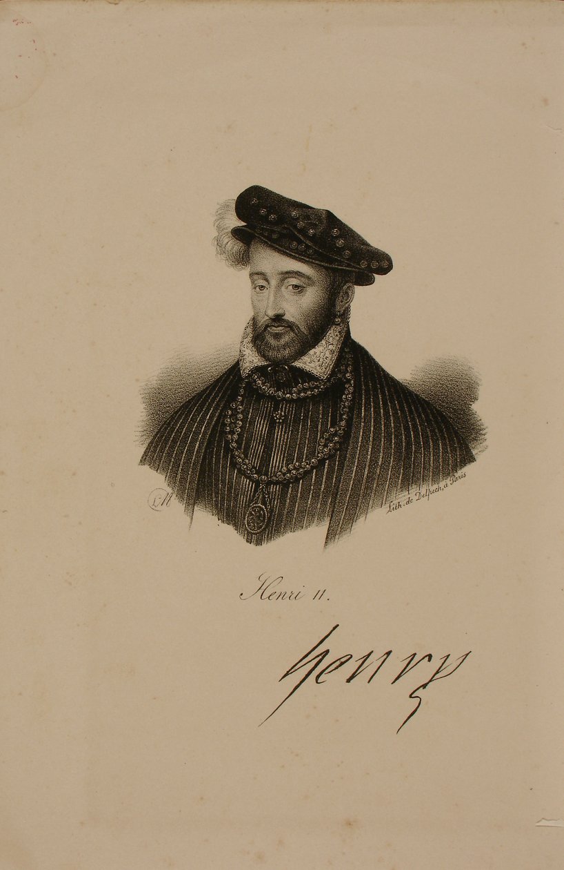 Portret Henryka II (1519-59) króla Francji 2 autorstwa Francois Seraphin Delpech