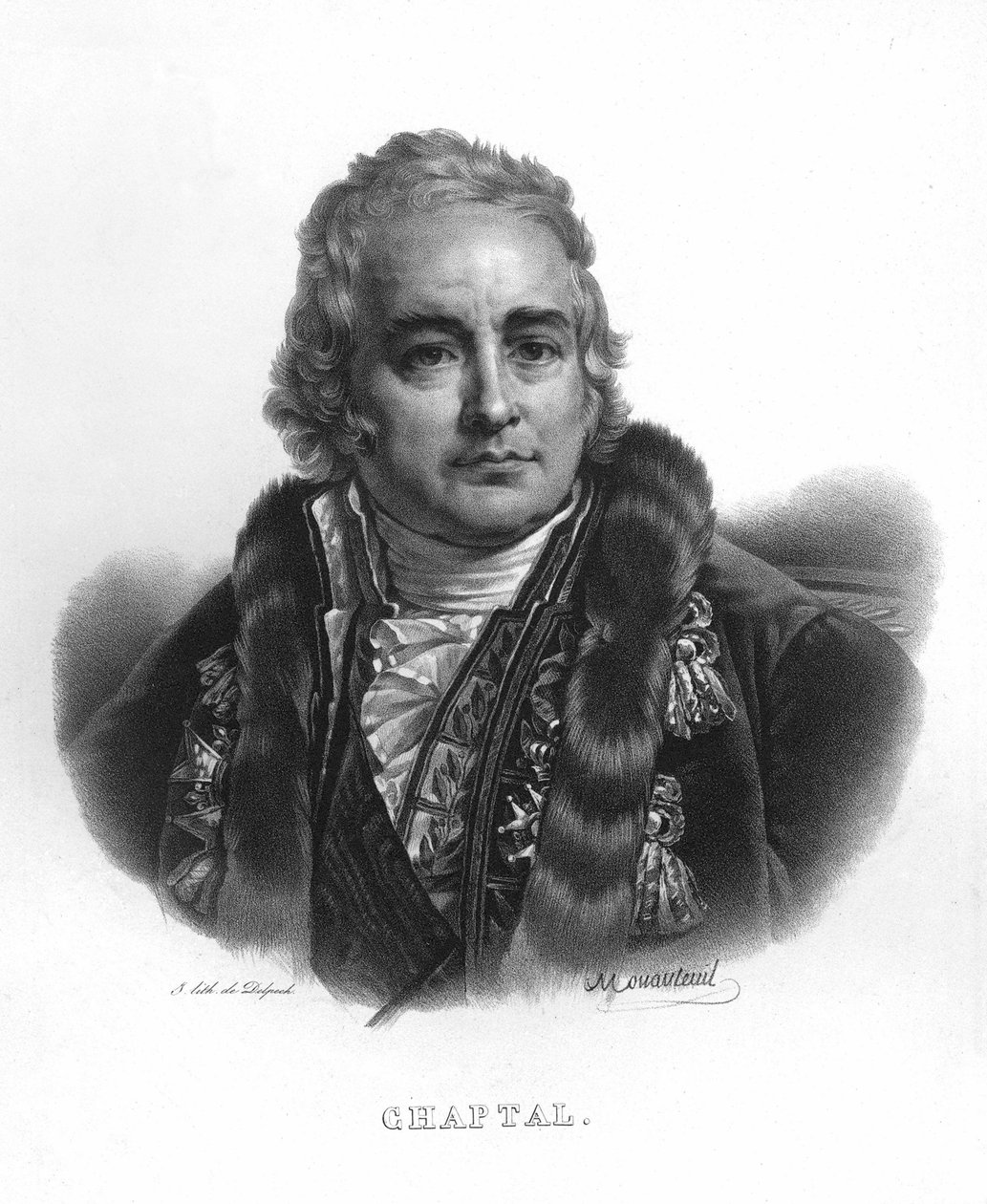 Portret Jean-Antoine Chaptala autorstwa Francois Seraphin Delpech