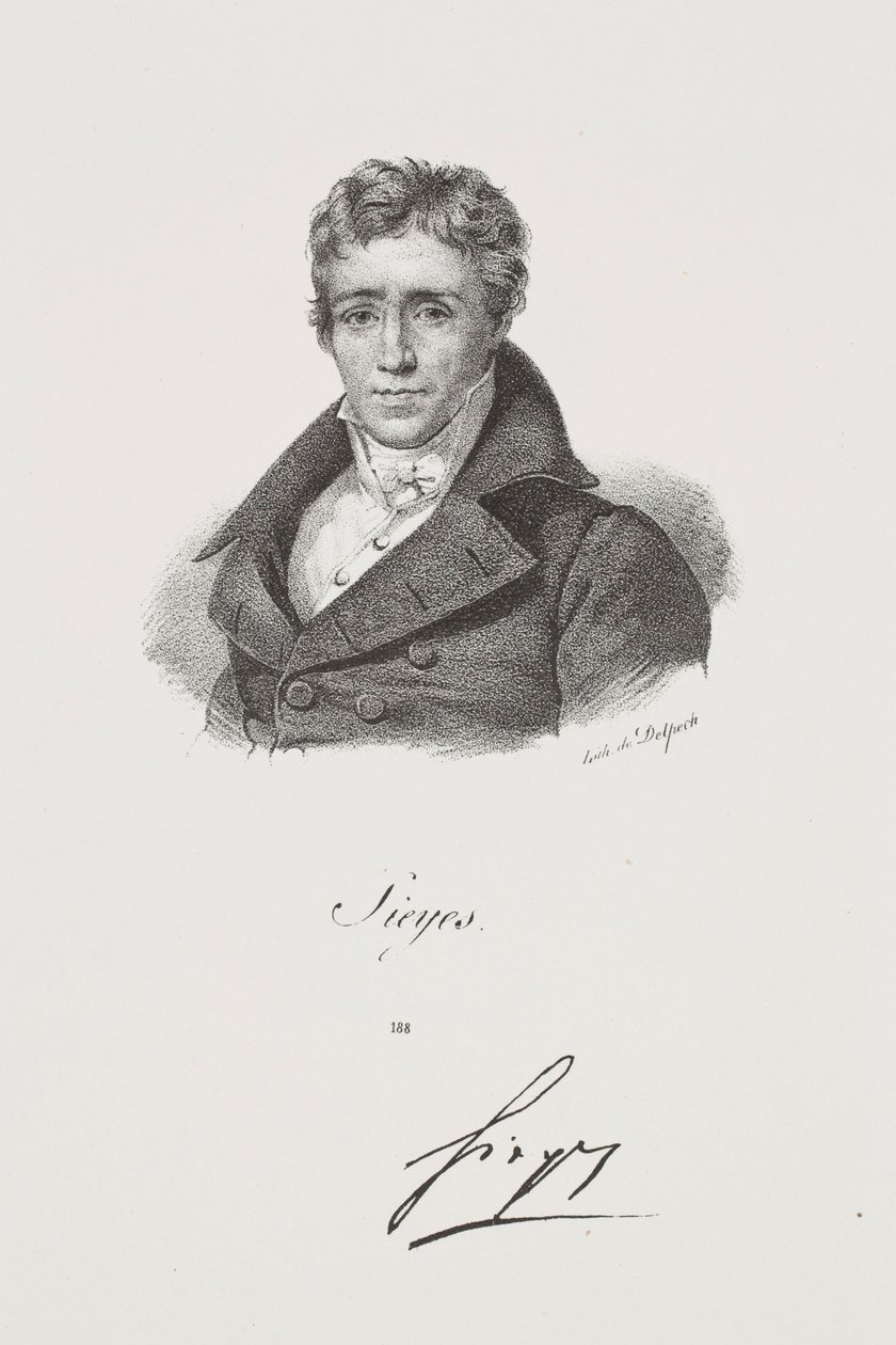Portret Emmanuela Josepha Sieyèsa autorstwa Francois Seraphin Delpech