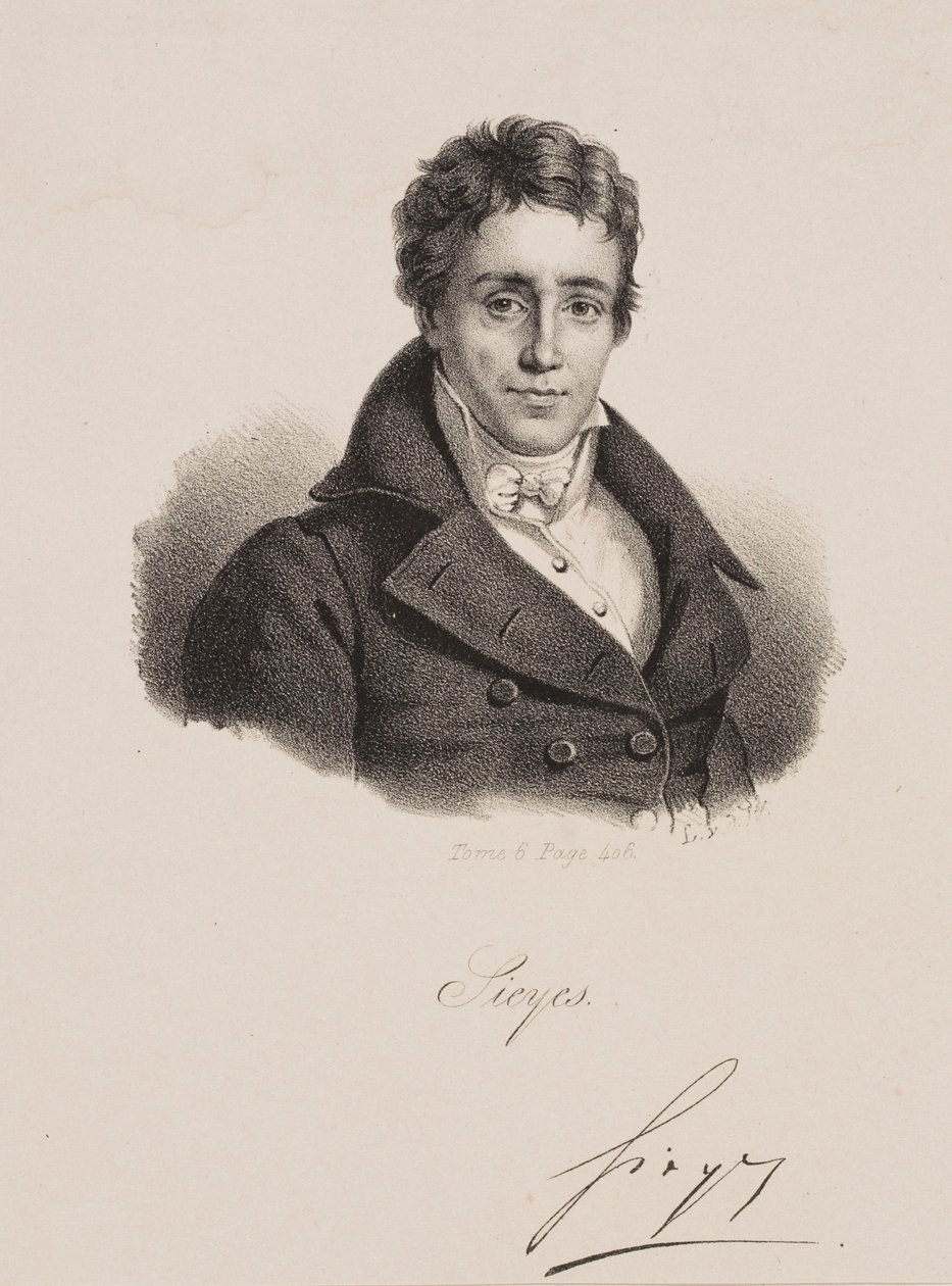 Portret Emmanuela Josepha Sieyèsa autorstwa Francois Seraphin Delpech