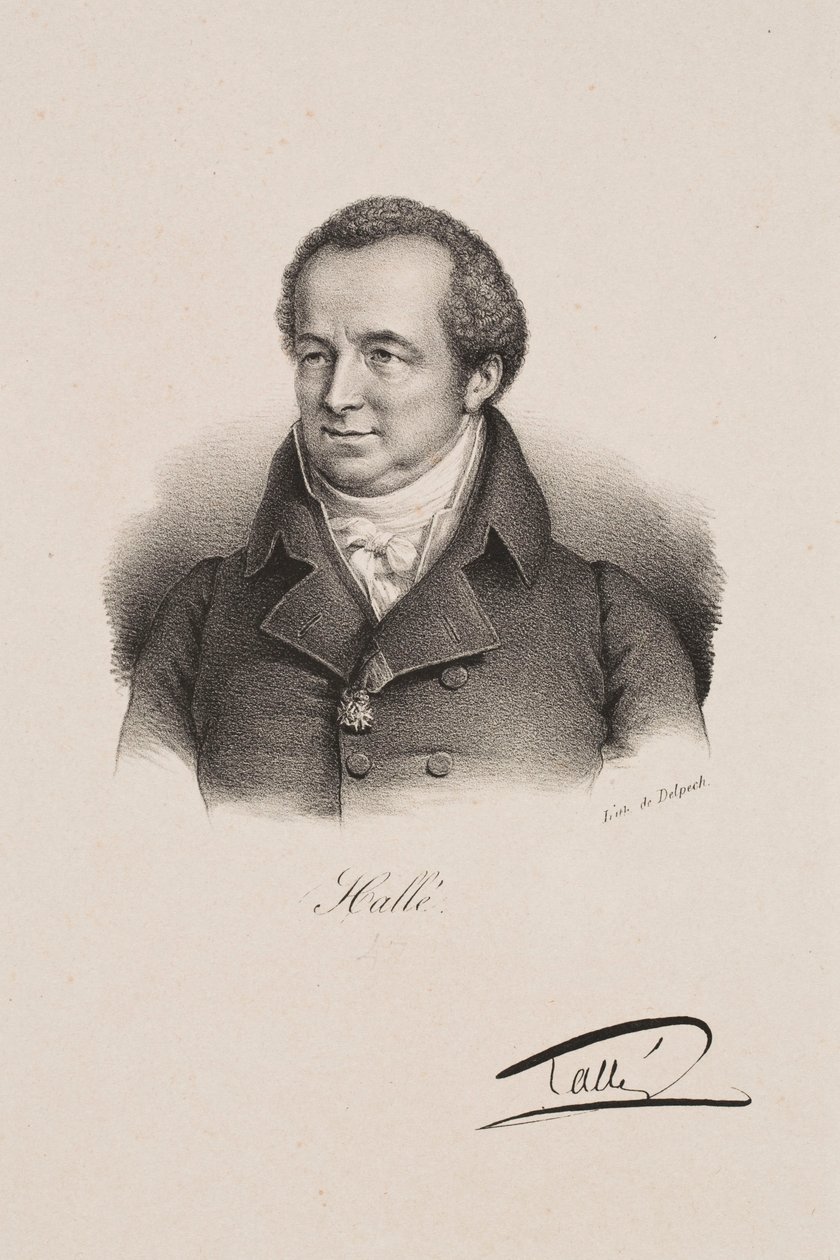 Portret Karla Hallego autorstwa Francois Seraphin Delpech