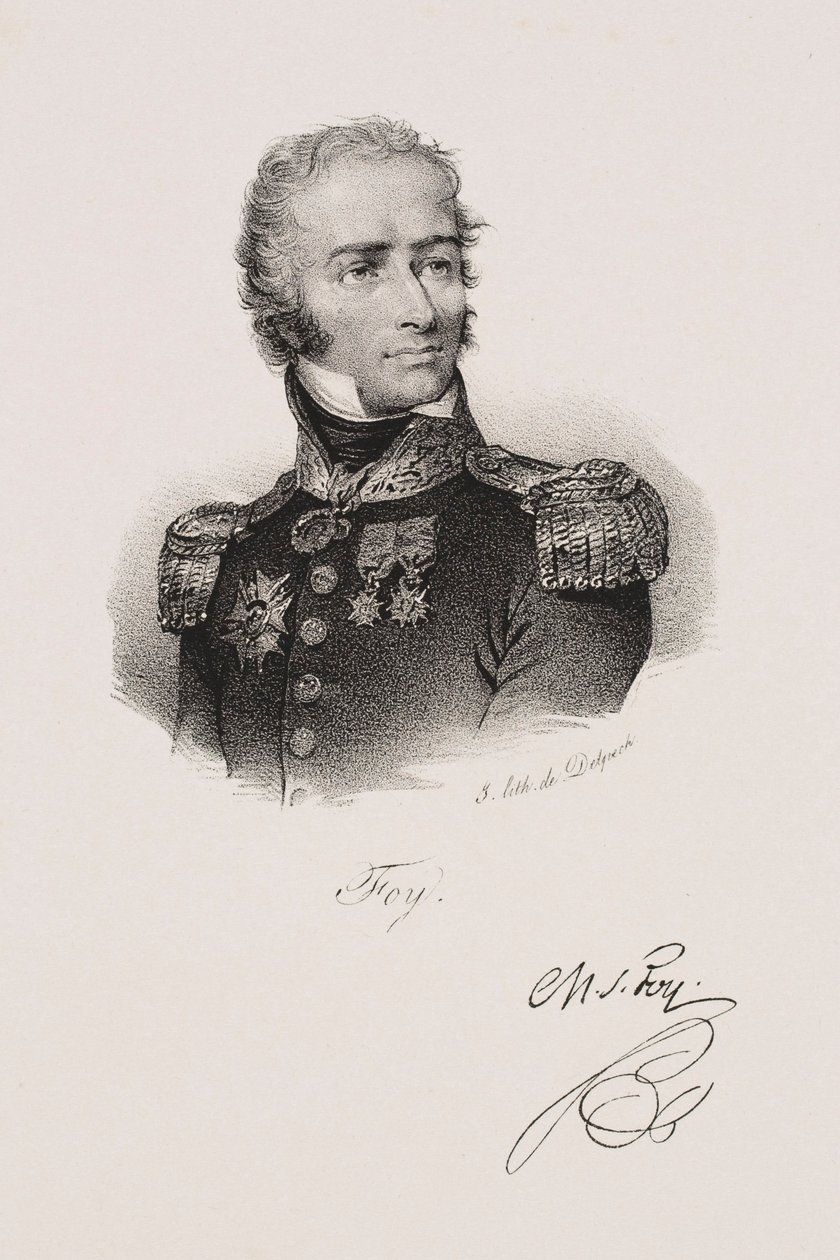 Portret Maximiliena Sébastiena Foya autorstwa Francois Seraphin Delpech