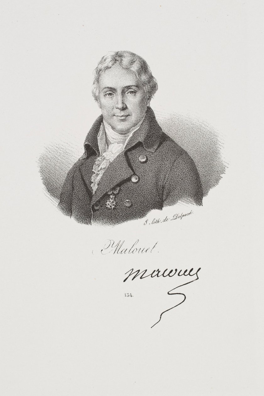 Portret Pierre-Victora Malouëta autorstwa Francois Seraphin Delpech