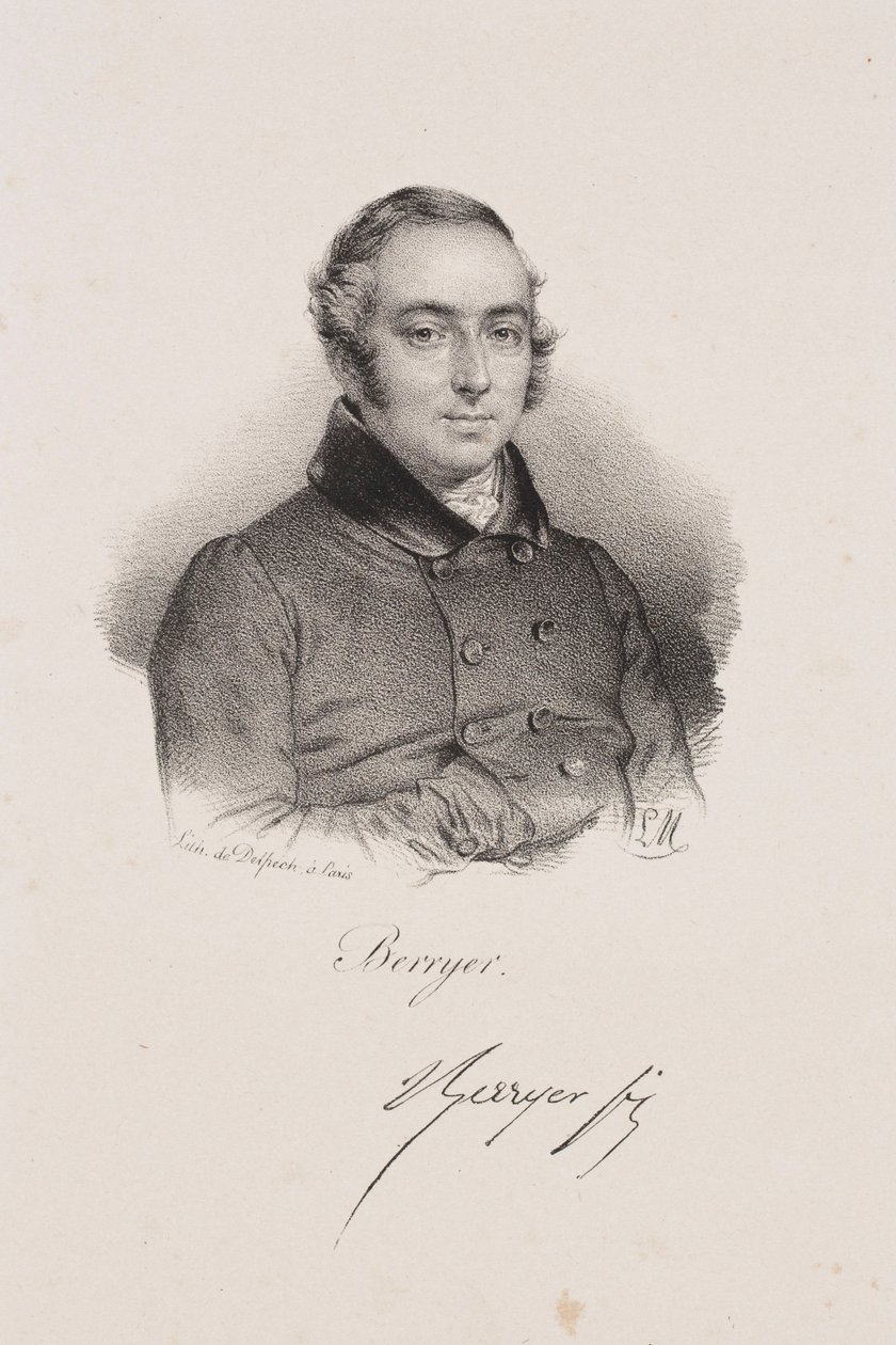 Portret polityka Pierre’a-Antoine’a Berryera autorstwa Francois Seraphin Delpech
