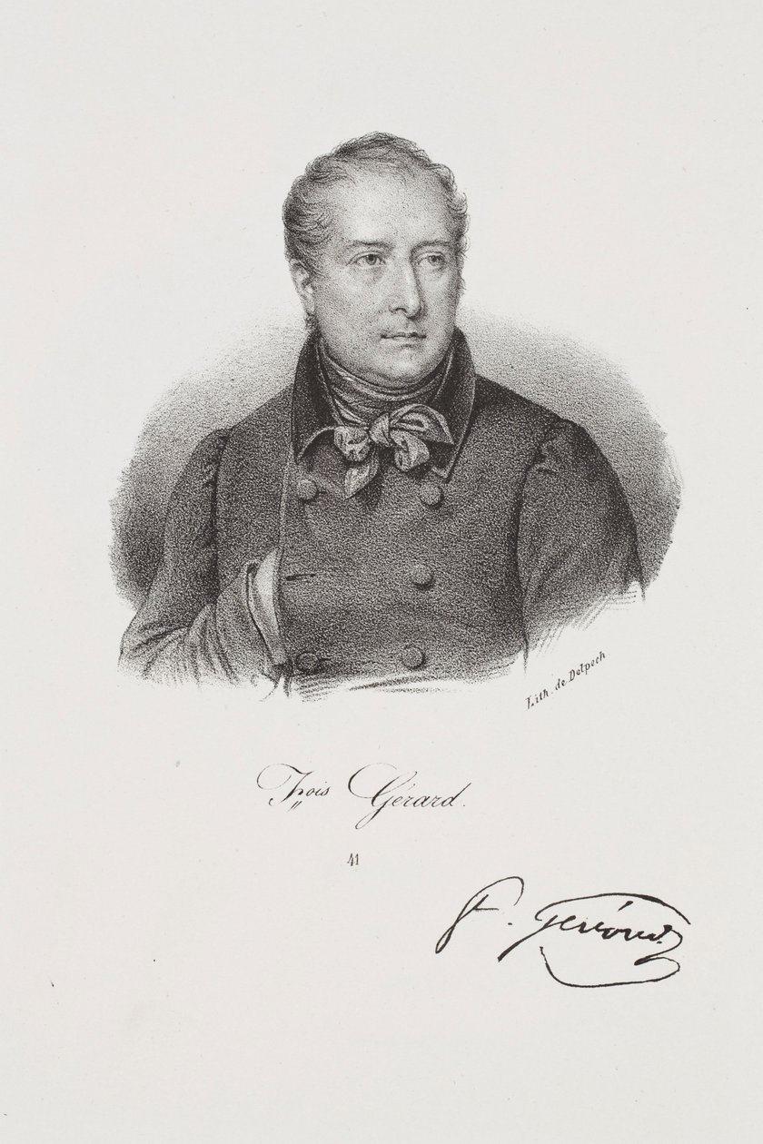 Portret malarza François Gérarda autorstwa Francois Seraphin Delpech