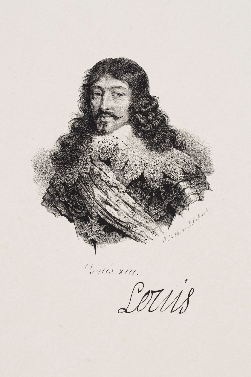 Portret króla Ludwika XIII autorstwa Francois Seraphin Delpech