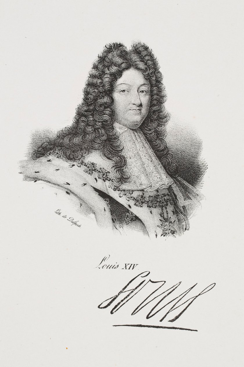 Portret króla Ludwika XIV autorstwa Francois Seraphin Delpech