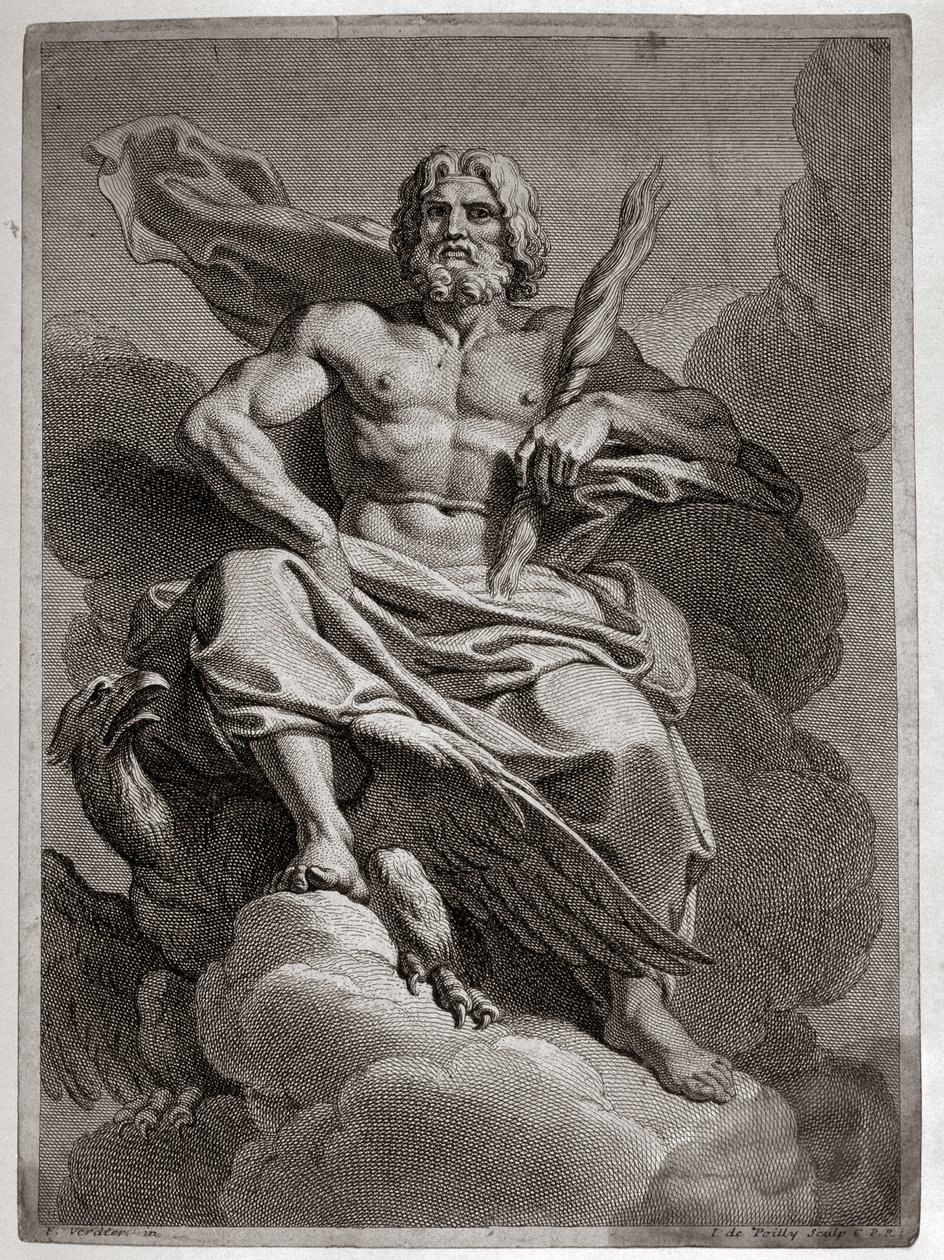 Jowisz (Zeus), Francois Verdier (1651-1730) autorstwa Francois Verdier