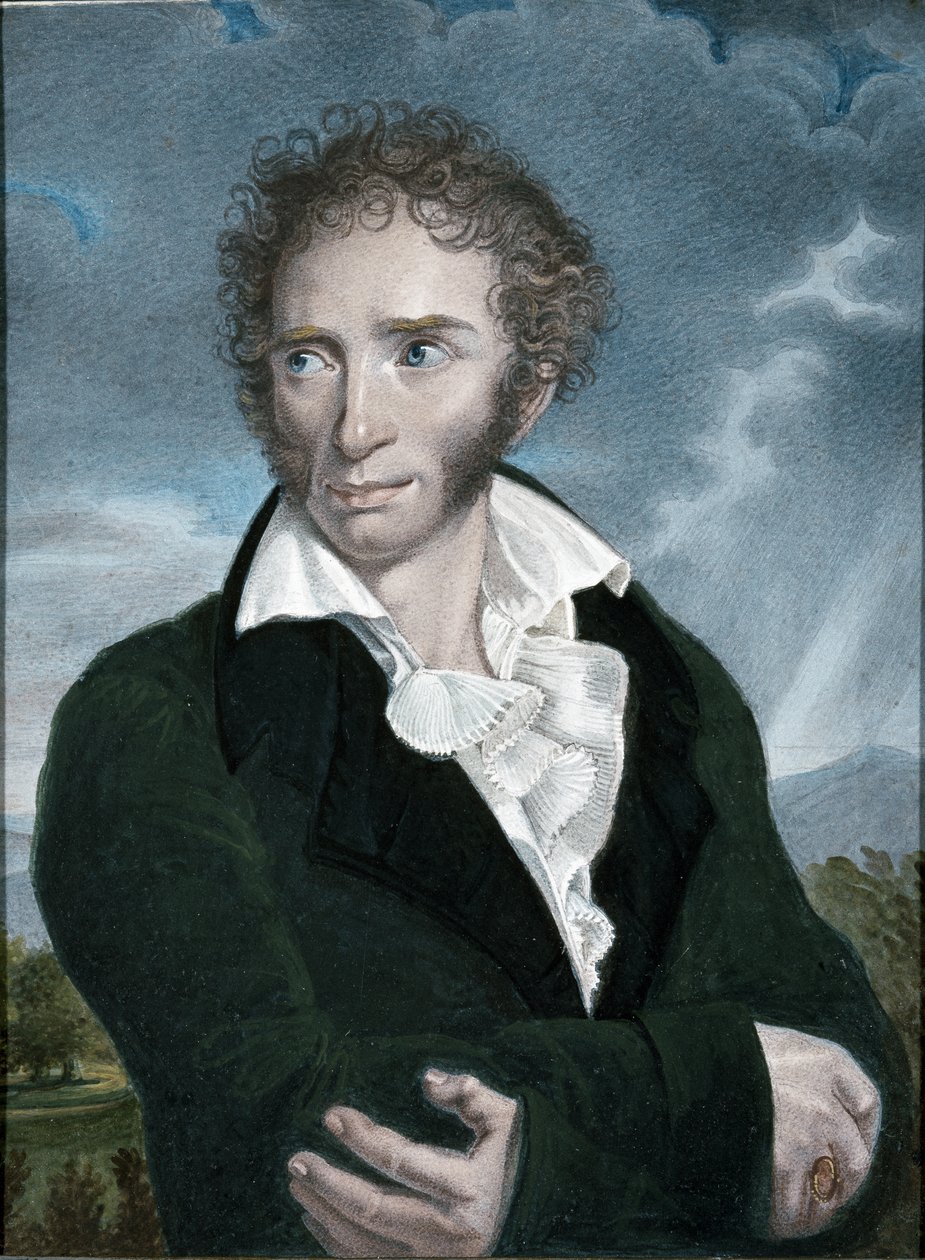 Portret Ugo Foscolo autorstwa Francois Xavier (after) Fabre