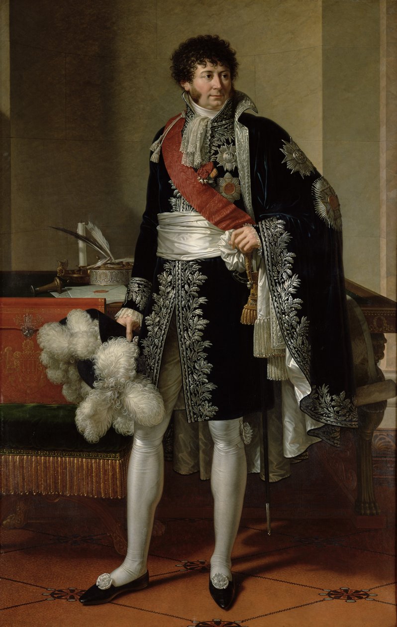 Henri-Jacques-Guillaume Clarke, książę Feltre (1765-1818) autorstwa Francois Xavier Fabre