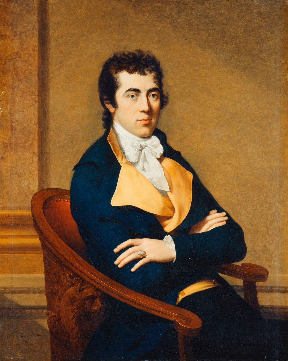 Portret Henry Richarda Vassalla Foxa, 3. Lorda Holland autorstwa Francois Xavier Fabre
