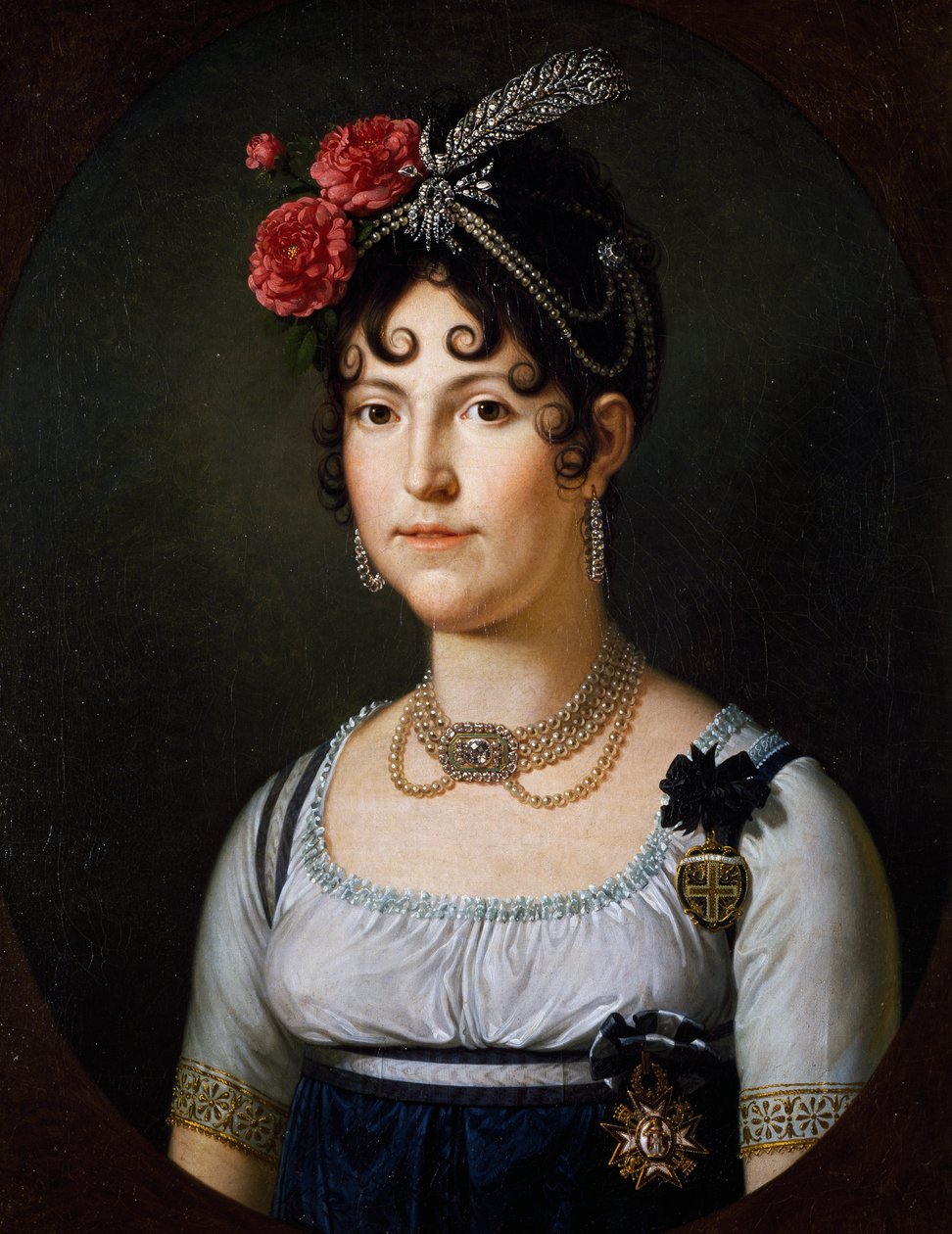 Portret Marii Louisy, księżnej Hiszpanii autorstwa Francois Xavier Fabre
