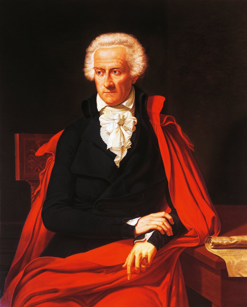Portret Vittorio Alfieri (Asti autorstwa Francois Xavier Fabre