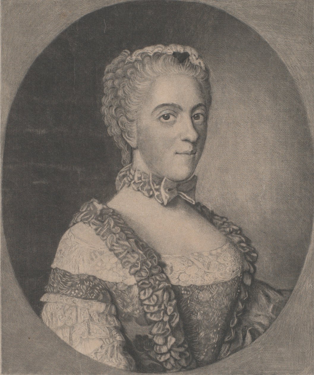 Portret pani Anny-Henriette z Francji, 1750. autorstwa Francois Xavier Vispre