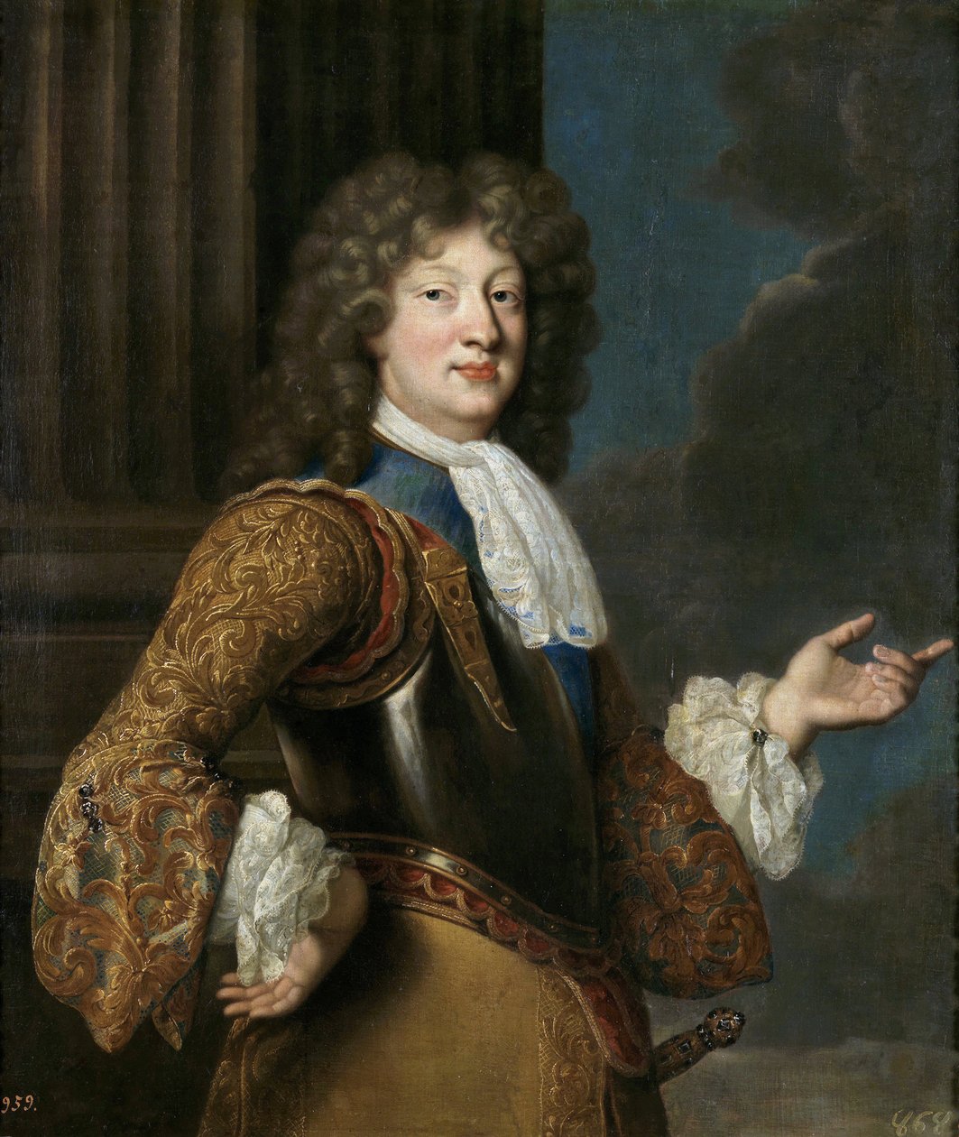 Portret Louisa, Wielki Delfin Francji - Troy, Francois, de (1645-1730) - Olej na płótnie - 105x87 - Museo del Prado, Madryt autorstwa Francois de Troy