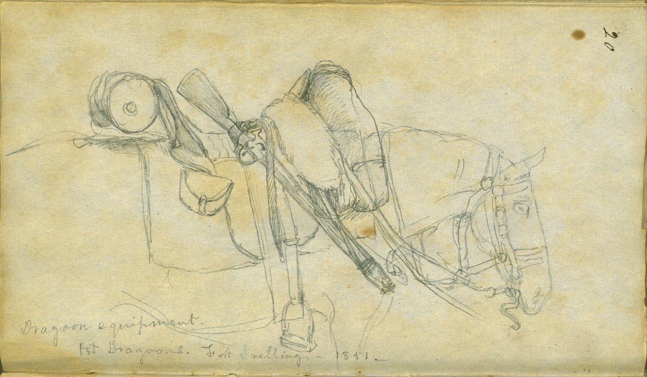 Wyposażenie smoków, 1851 autorstwa Frank Blackwell Mayer