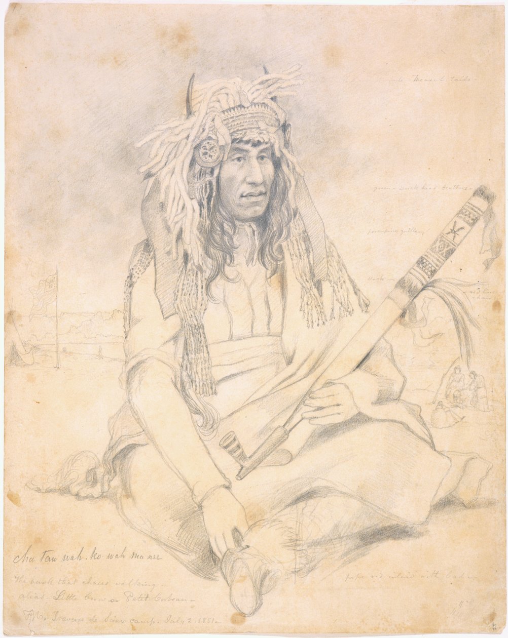 Mała wrona, 1851 autorstwa Frank Blackwell Mayer