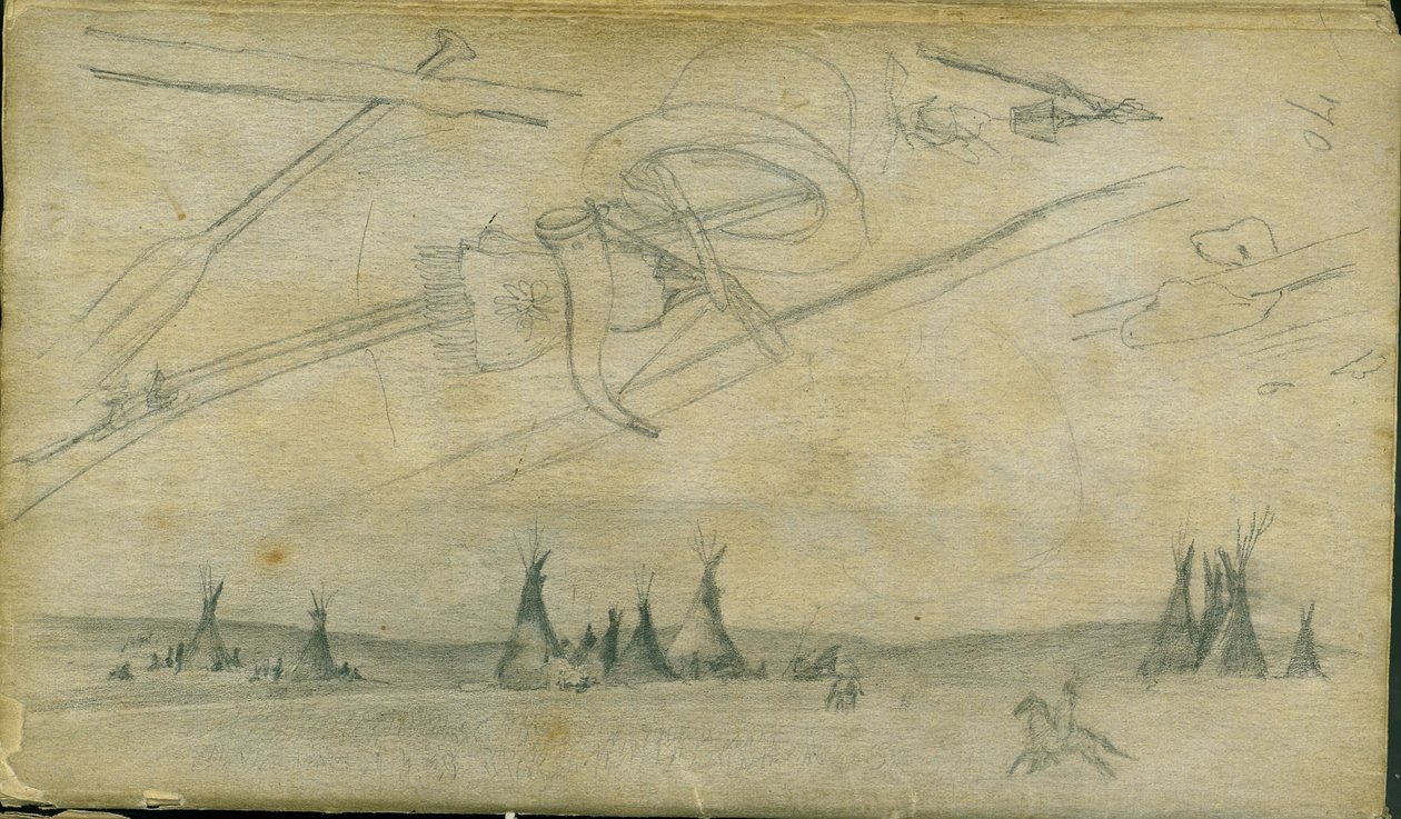 Szkice, 1851 autorstwa Frank Blackwell Mayer