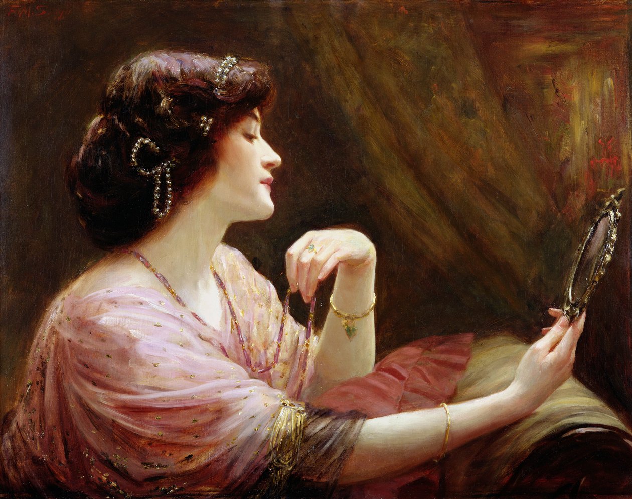 Emaliowany łańcuch, 1911 autorstwa Frank Markham Skipworth