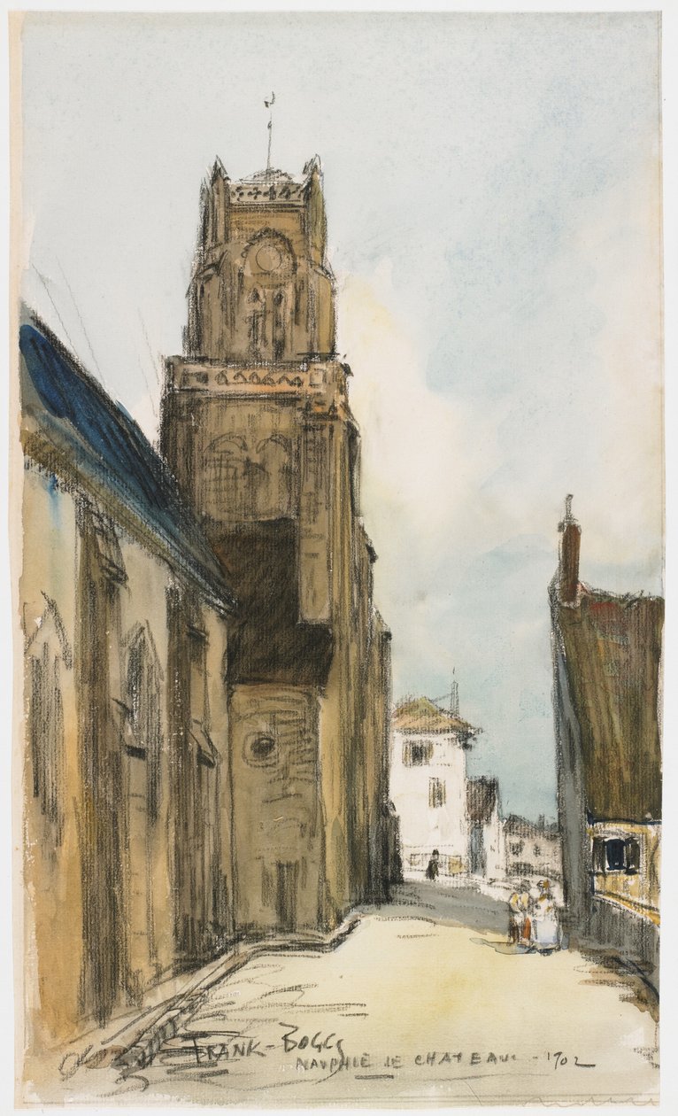 Nauphie de Chatêau, 1902 (wc i grafit na papierze) autorstwa Frank Myers Boggs