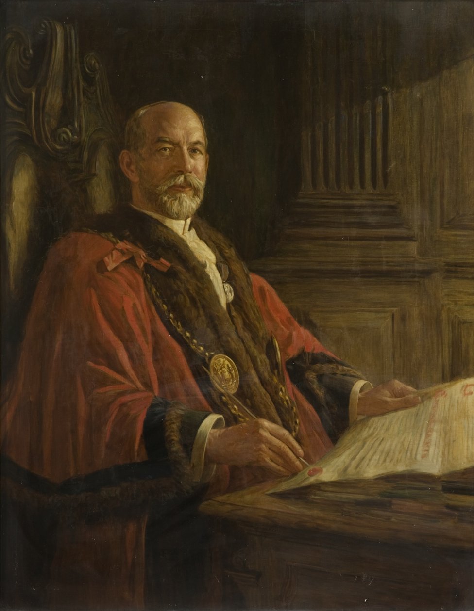Portret starosty Roberta Readhead autorstwa Frank Stanley Ogilvie