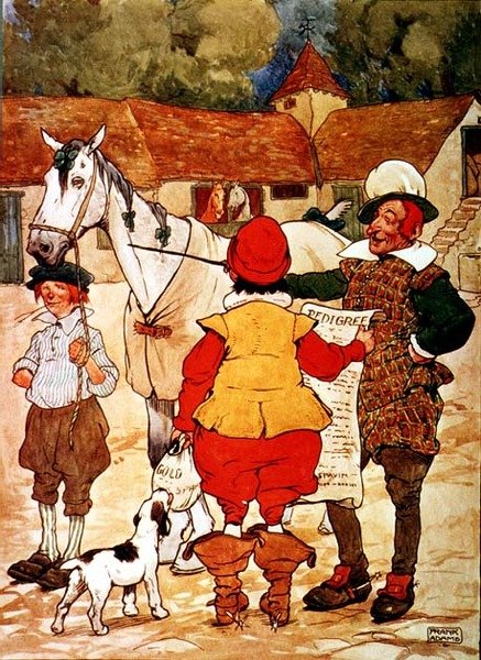 Kiedyś miałem starą siwą klacz autorstwa Frank Adams