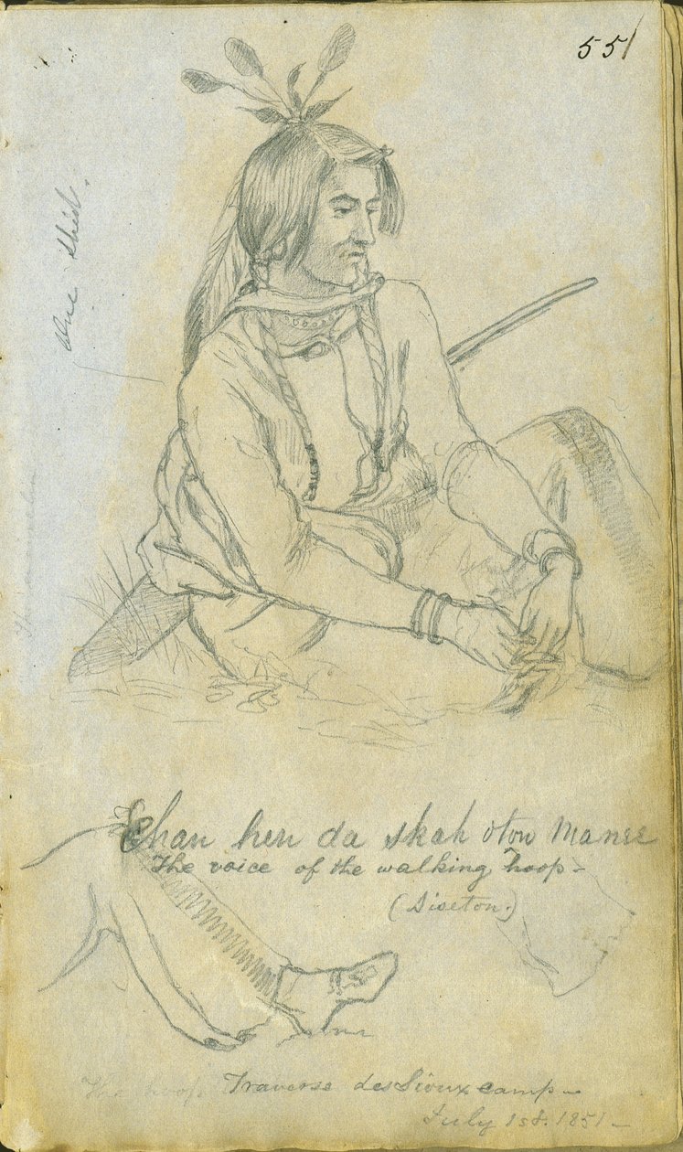 The Voice of the Walking Hoop, 1 lipca 1851 autorstwa Frank Blackwell Mayer