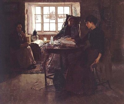 Dom Rybaka autorstwa Frank Bramley