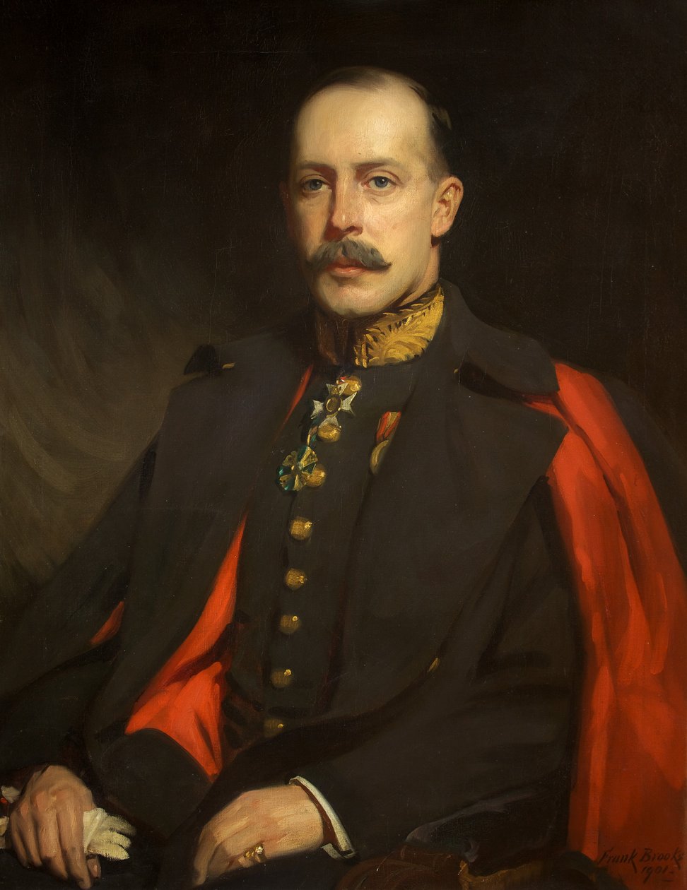 Portret Frederica Dundasa Harforda autorstwa Frank Brooks